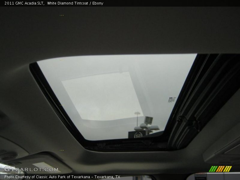 White Diamond Tintcoat / Ebony 2011 GMC Acadia SLT