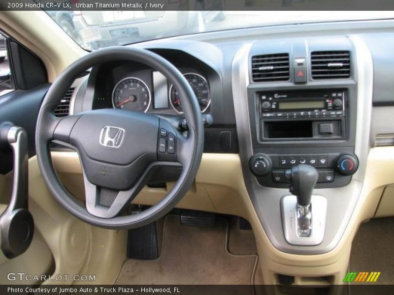 Urban Titanium Metallic / Ivory 2009 Honda CR-V LX