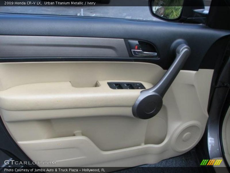Urban Titanium Metallic / Ivory 2009 Honda CR-V LX