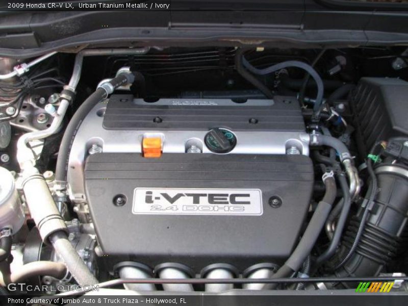  2009 CR-V LX Engine - 2.4 Liter DOHC 16-Valve i-VTEC 4 Cylinder