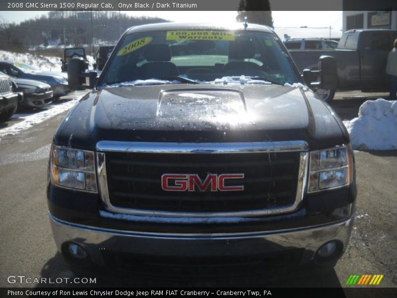 Onyx Black / Dark Titanium 2008 GMC Sierra 1500 Regular Cab