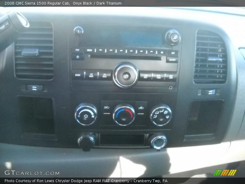 Onyx Black / Dark Titanium 2008 GMC Sierra 1500 Regular Cab