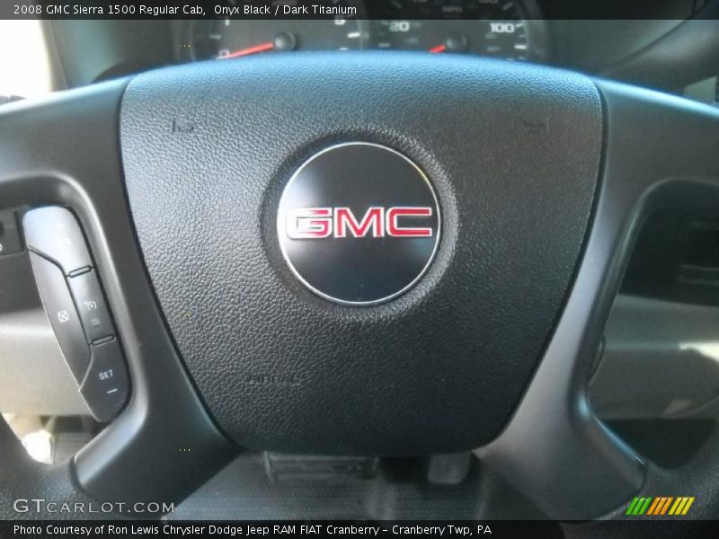 Onyx Black / Dark Titanium 2008 GMC Sierra 1500 Regular Cab