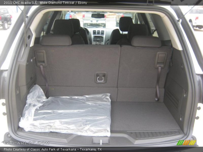 White Diamond Tintcoat / Ebony 2011 GMC Acadia SLE