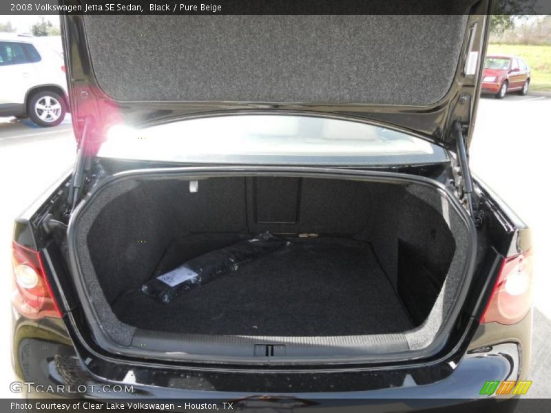 Black / Pure Beige 2008 Volkswagen Jetta SE Sedan