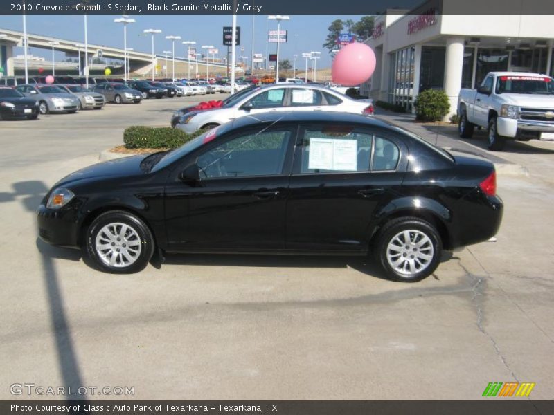 Black Granite Metallic / Gray 2010 Chevrolet Cobalt LS Sedan