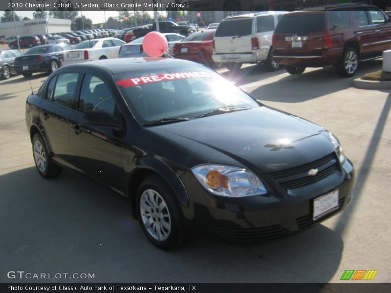 Black Granite Metallic / Gray 2010 Chevrolet Cobalt LS Sedan