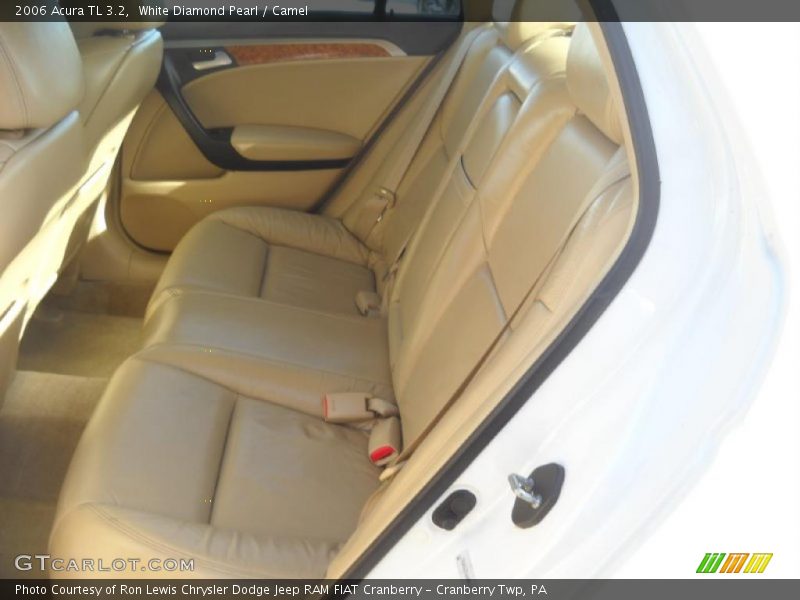 White Diamond Pearl / Camel 2006 Acura TL 3.2