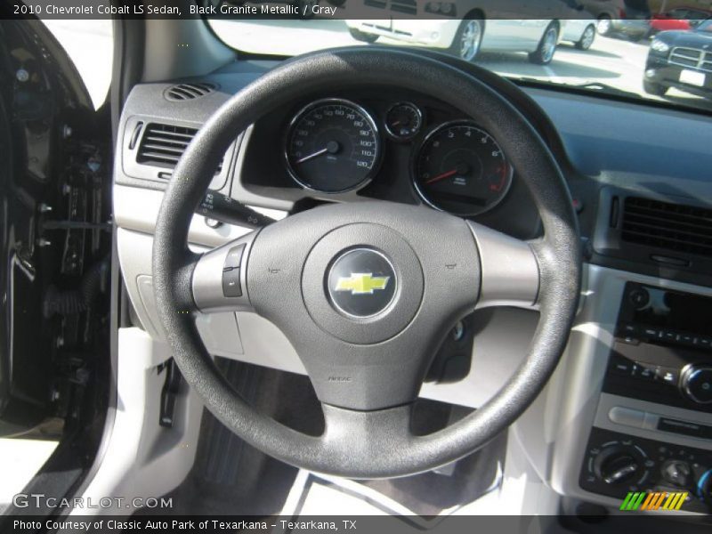 Black Granite Metallic / Gray 2010 Chevrolet Cobalt LS Sedan