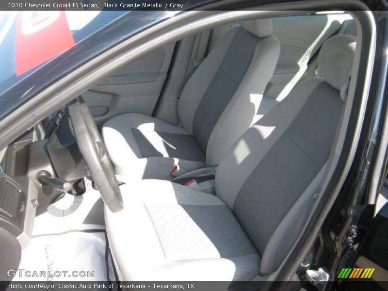 Black Granite Metallic / Gray 2010 Chevrolet Cobalt LS Sedan