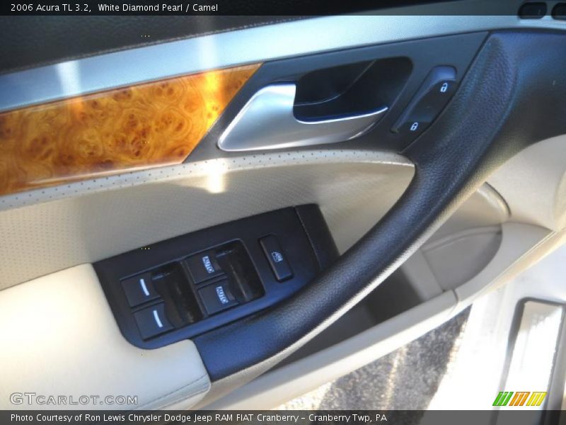 White Diamond Pearl / Camel 2006 Acura TL 3.2