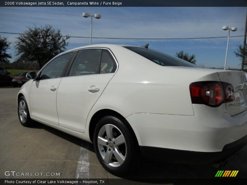 Campanella White / Pure Beige 2008 Volkswagen Jetta SE Sedan