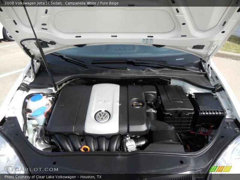 Campanella White / Pure Beige 2008 Volkswagen Jetta SE Sedan