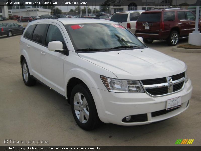 Stone White / Dark Slate Gray 2010 Dodge Journey SXT