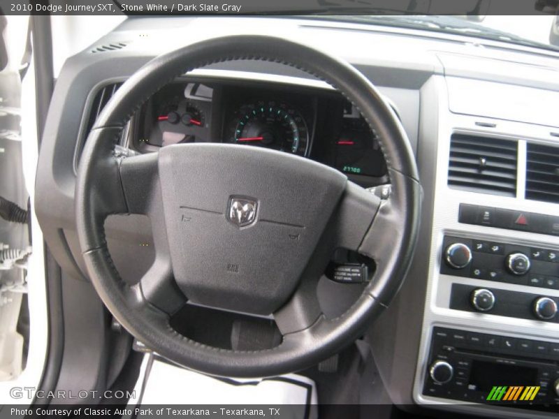 Stone White / Dark Slate Gray 2010 Dodge Journey SXT