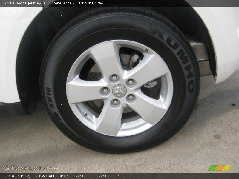 Stone White / Dark Slate Gray 2010 Dodge Journey SXT