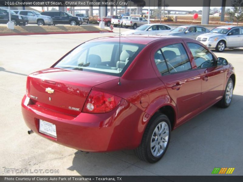 Crystal Red Tintcoat Metallic / Gray 2010 Chevrolet Cobalt LT Sedan