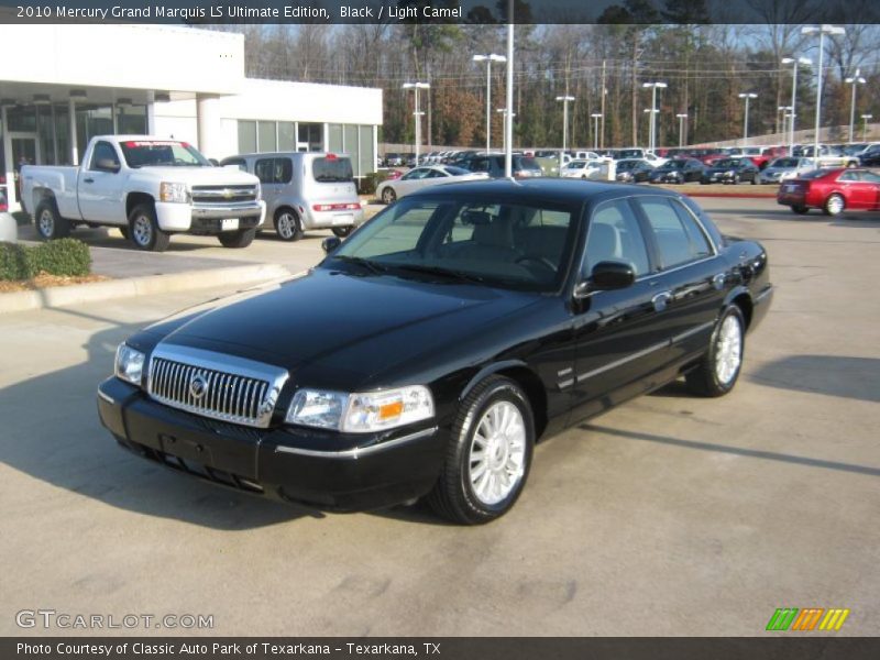 Black / Light Camel 2010 Mercury Grand Marquis LS Ultimate Edition