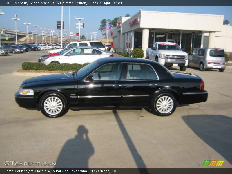 Black / Light Camel 2010 Mercury Grand Marquis LS Ultimate Edition
