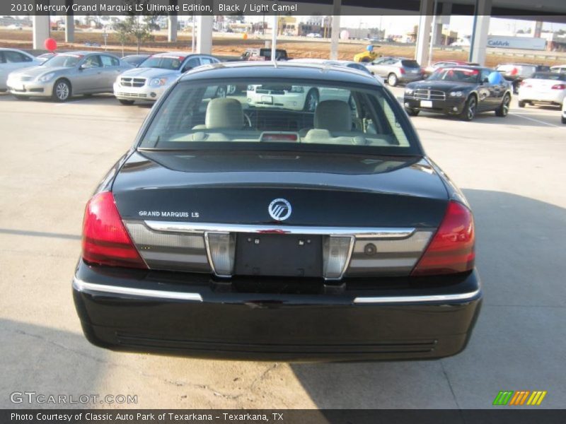 Black / Light Camel 2010 Mercury Grand Marquis LS Ultimate Edition