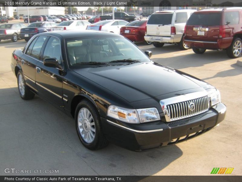 Black / Light Camel 2010 Mercury Grand Marquis LS Ultimate Edition