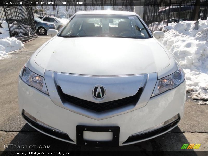 White Diamond Pearl / Parchment 2010 Acura TL 3.5
