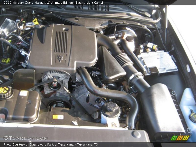 Black / Light Camel 2010 Mercury Grand Marquis LS Ultimate Edition