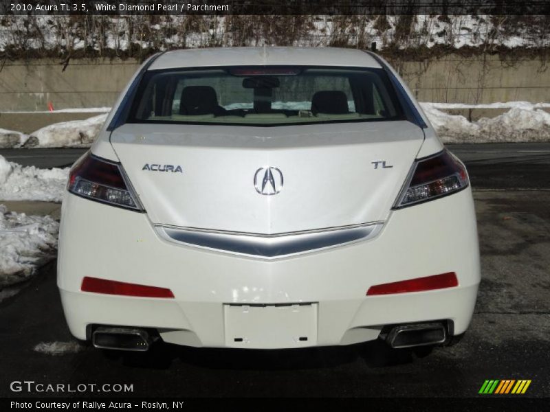 White Diamond Pearl / Parchment 2010 Acura TL 3.5