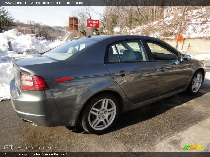 Polished Metal Metallic / Taupe 2008 Acura TL 3.2