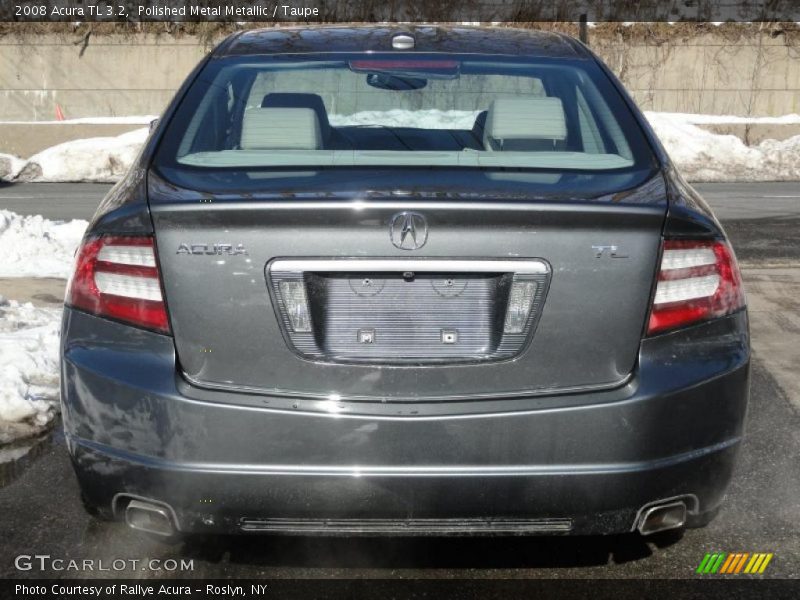 Polished Metal Metallic / Taupe 2008 Acura TL 3.2