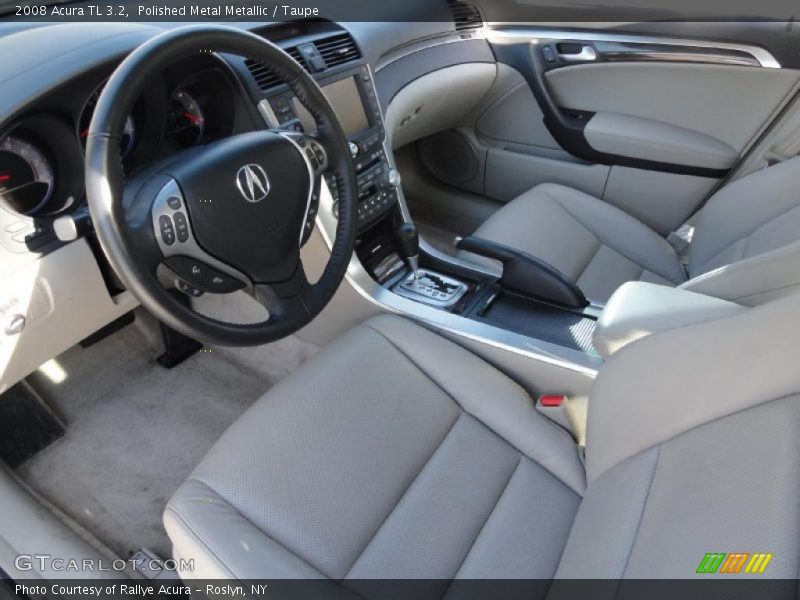 Polished Metal Metallic / Taupe 2008 Acura TL 3.2