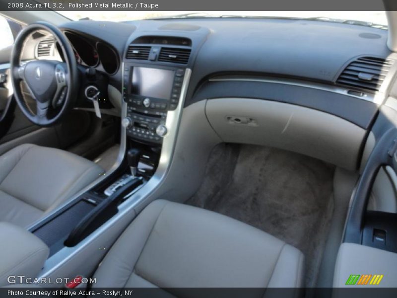 Polished Metal Metallic / Taupe 2008 Acura TL 3.2