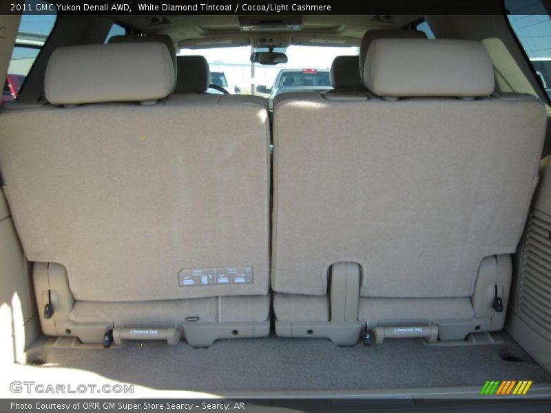 White Diamond Tintcoat / Cocoa/Light Cashmere 2011 GMC Yukon Denali AWD