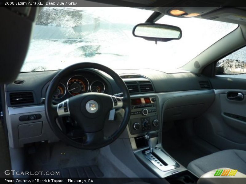 Deep Blue / Gray 2008 Saturn Aura XE