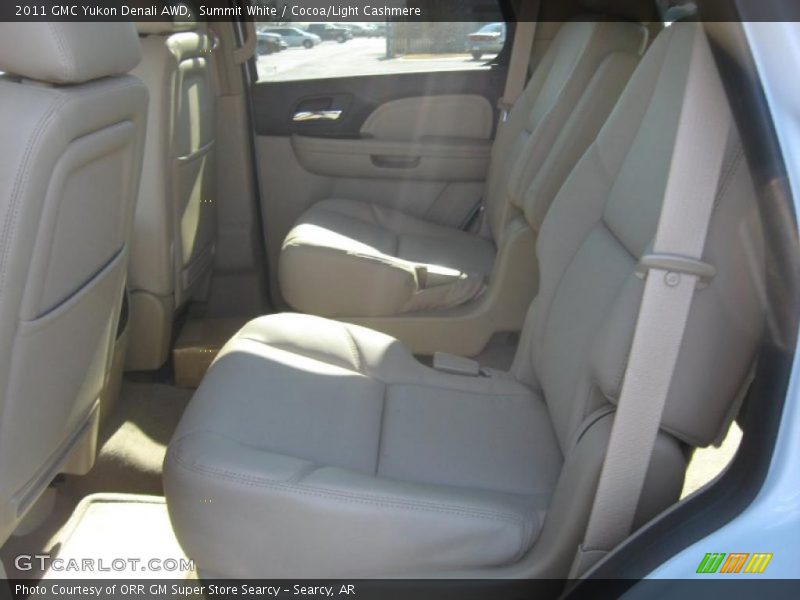 Summit White / Cocoa/Light Cashmere 2011 GMC Yukon Denali AWD