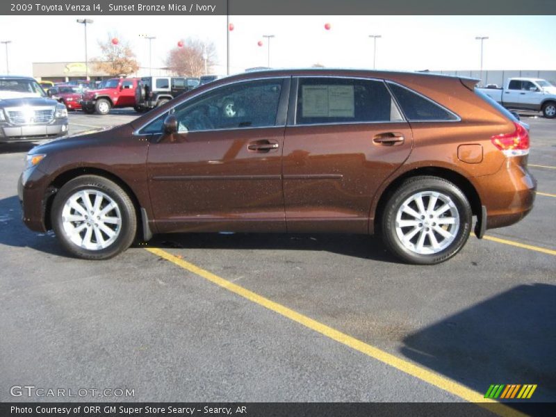 Sunset Bronze Mica / Ivory 2009 Toyota Venza I4