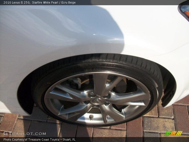 Starfire White Pearl / Ecru Beige 2010 Lexus IS 250