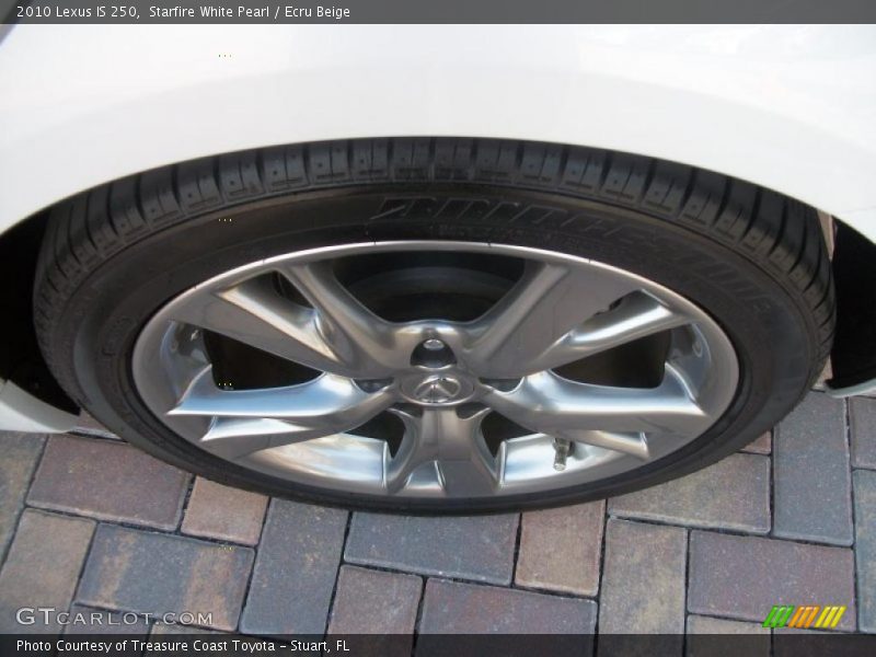 Starfire White Pearl / Ecru Beige 2010 Lexus IS 250