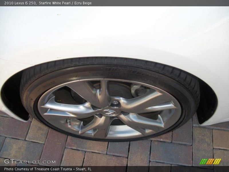 Starfire White Pearl / Ecru Beige 2010 Lexus IS 250
