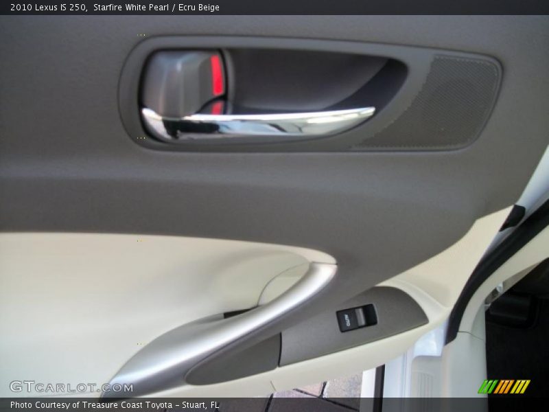 Starfire White Pearl / Ecru Beige 2010 Lexus IS 250