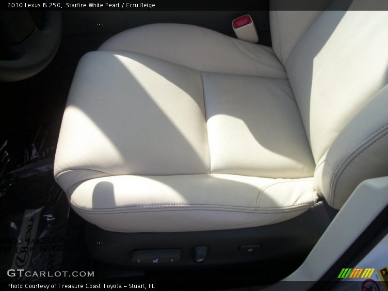 Starfire White Pearl / Ecru Beige 2010 Lexus IS 250