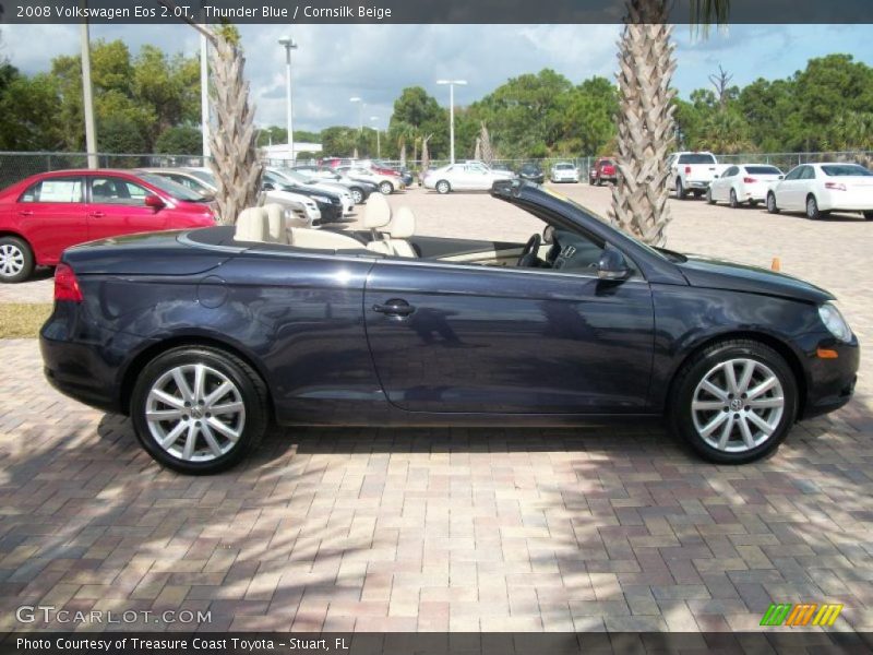 Thunder Blue / Cornsilk Beige 2008 Volkswagen Eos 2.0T