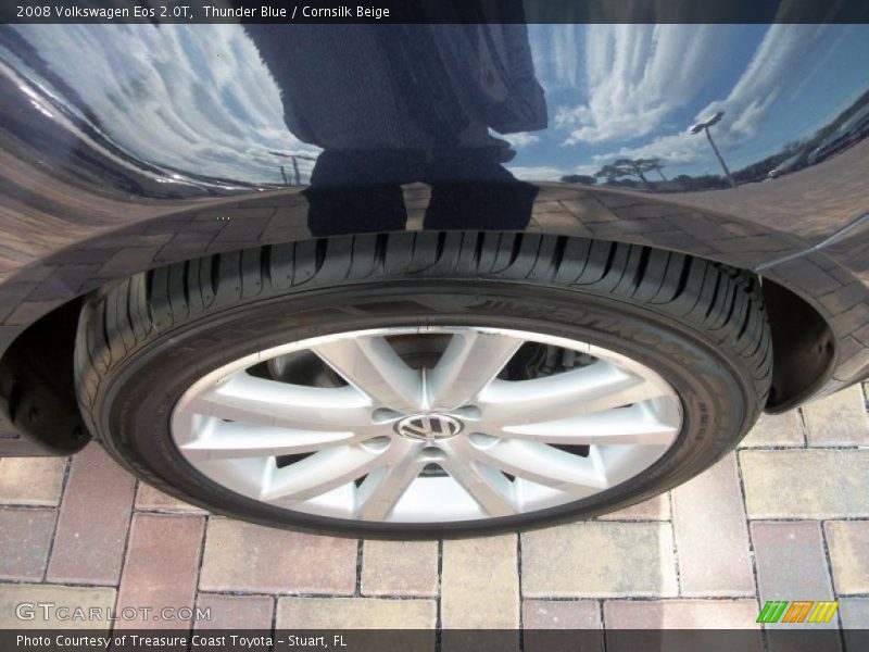 Thunder Blue / Cornsilk Beige 2008 Volkswagen Eos 2.0T