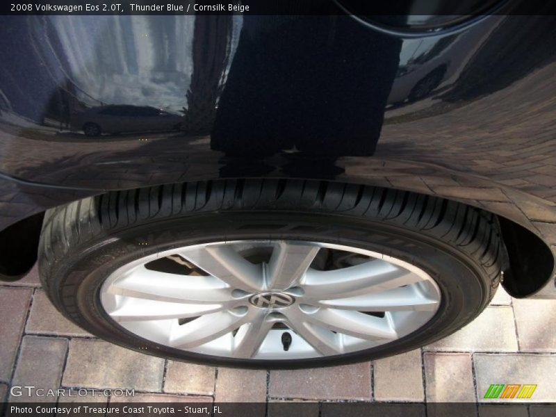 Thunder Blue / Cornsilk Beige 2008 Volkswagen Eos 2.0T