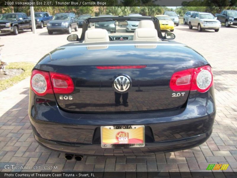 Thunder Blue / Cornsilk Beige 2008 Volkswagen Eos 2.0T