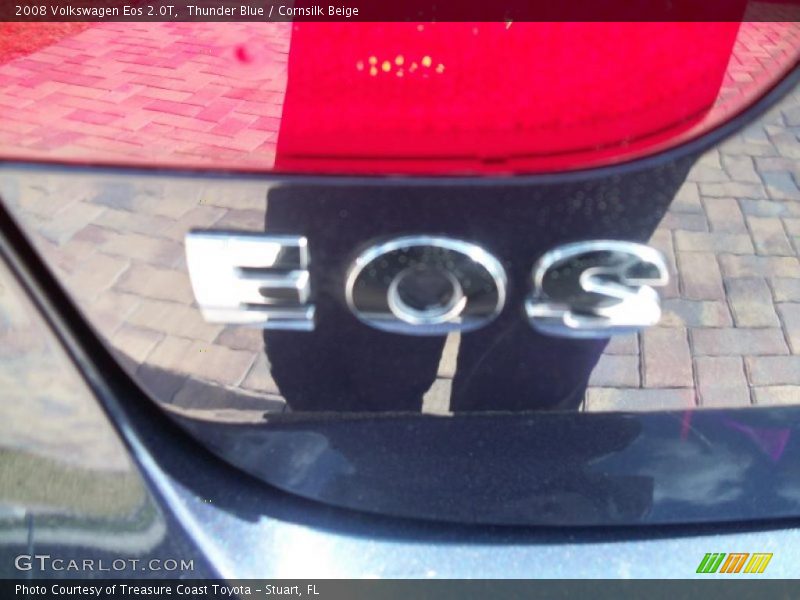 Thunder Blue / Cornsilk Beige 2008 Volkswagen Eos 2.0T