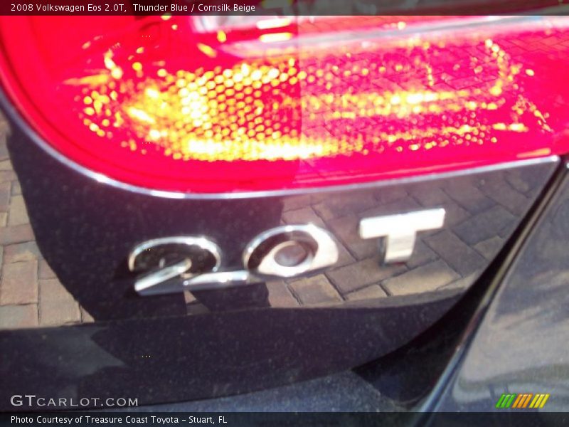 Thunder Blue / Cornsilk Beige 2008 Volkswagen Eos 2.0T