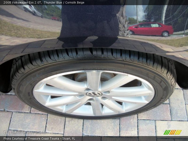 Thunder Blue / Cornsilk Beige 2008 Volkswagen Eos 2.0T