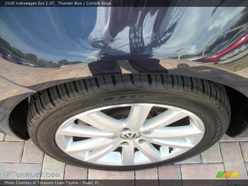 Thunder Blue / Cornsilk Beige 2008 Volkswagen Eos 2.0T