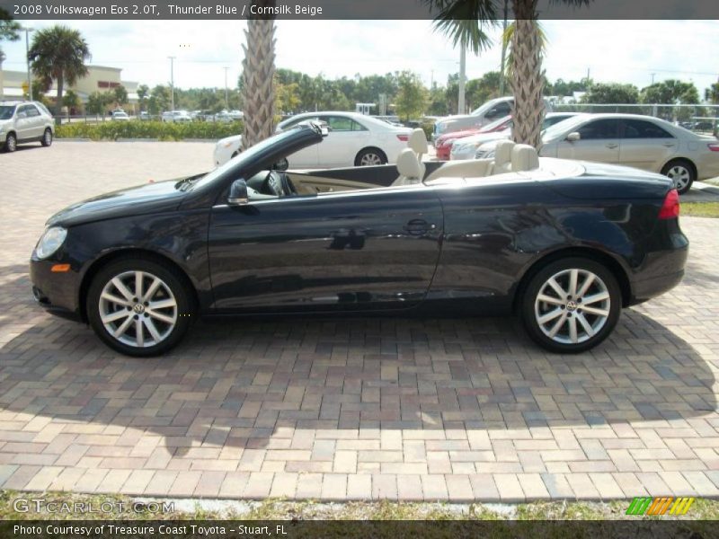 Thunder Blue / Cornsilk Beige 2008 Volkswagen Eos 2.0T
